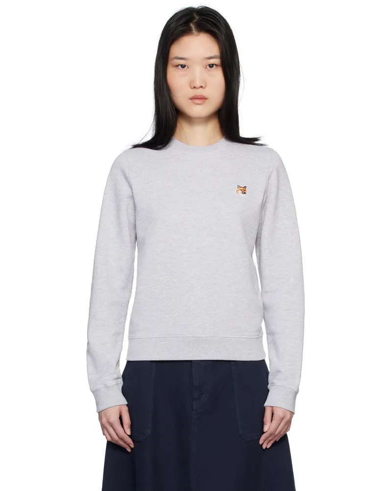 Kitsuné Gray Fox Head Sweatshirt H120