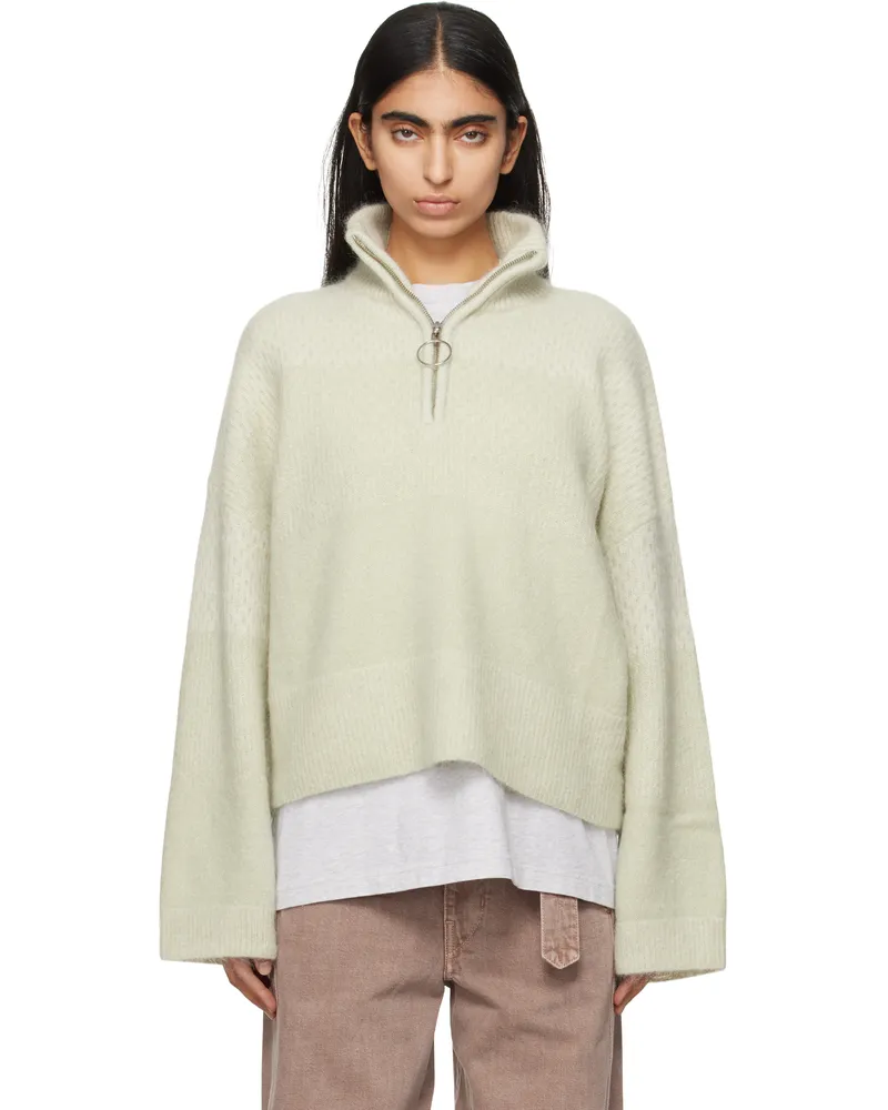 Holzweiler Green Tine Half-Zip Sweater 1321
