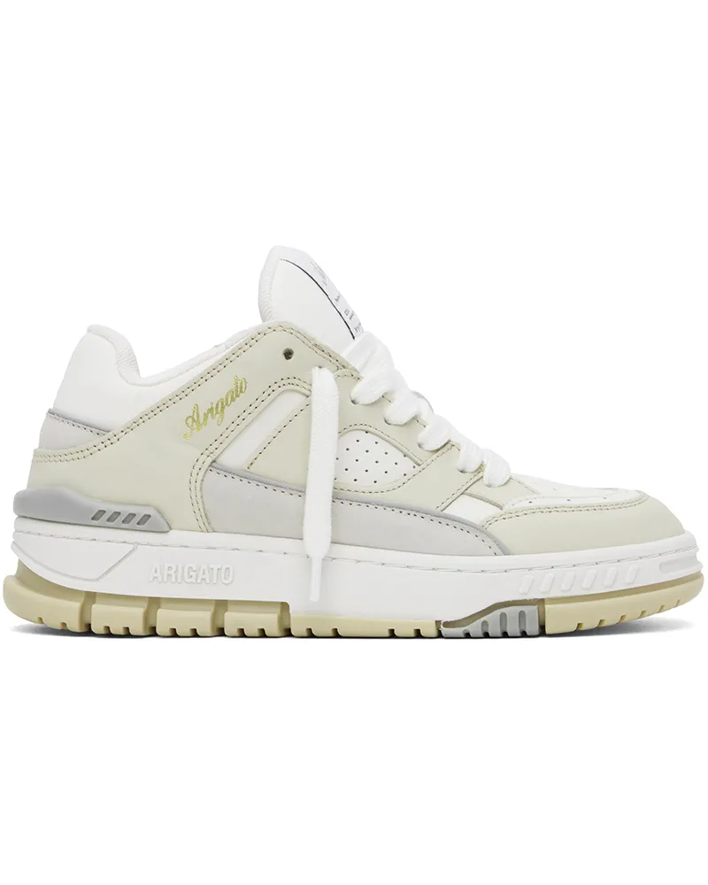 Axel Arigato Beige & White Area Lo Sneakers Cremino
