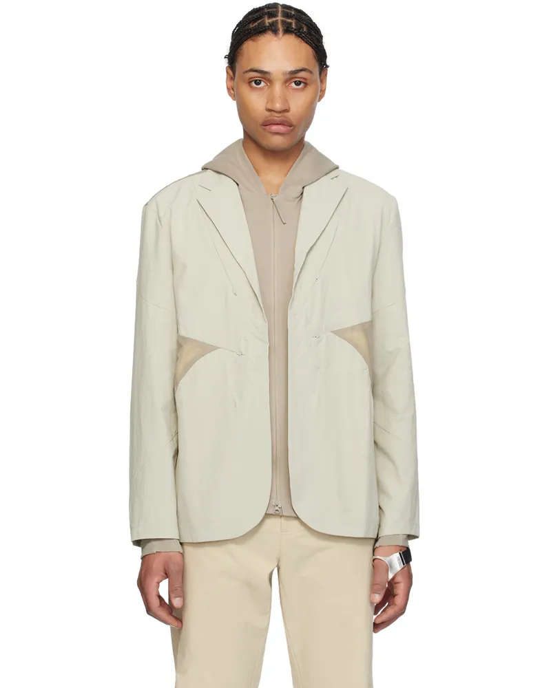 Post Archive Faction Off-White 6.0 Center Blazer Ivory