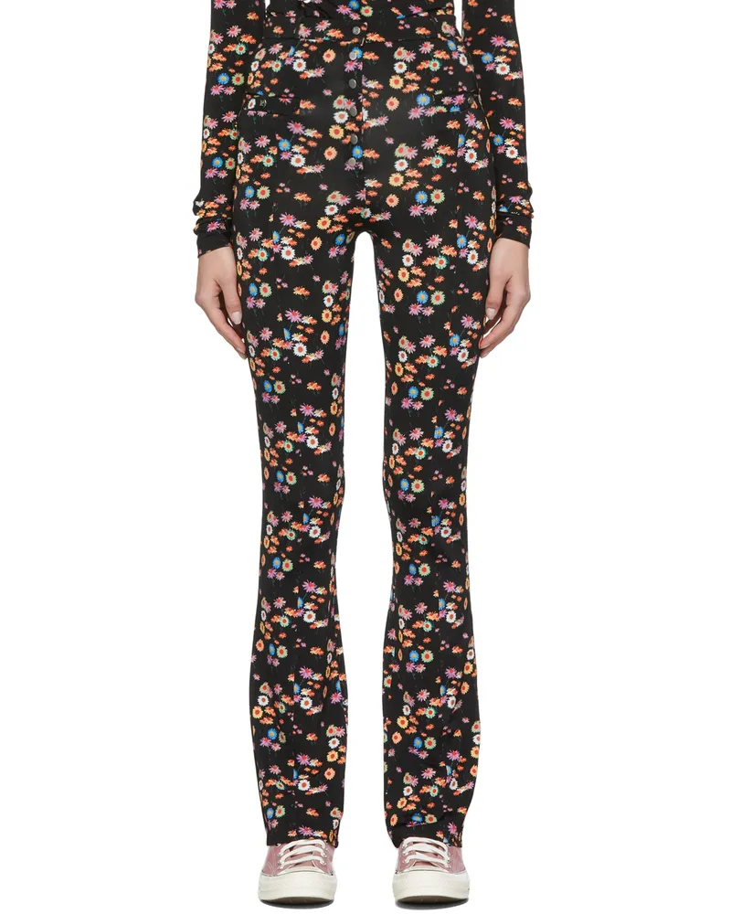 Paco Rabanne SSENSE Exclusive Black & Multicolor Capsule Pressions Draped Trousers V127