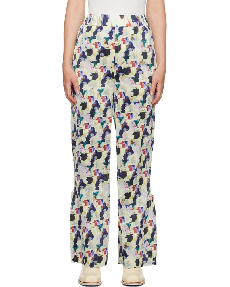 Henrik Vibskov Multicolor Remember Plisse Trousers 163