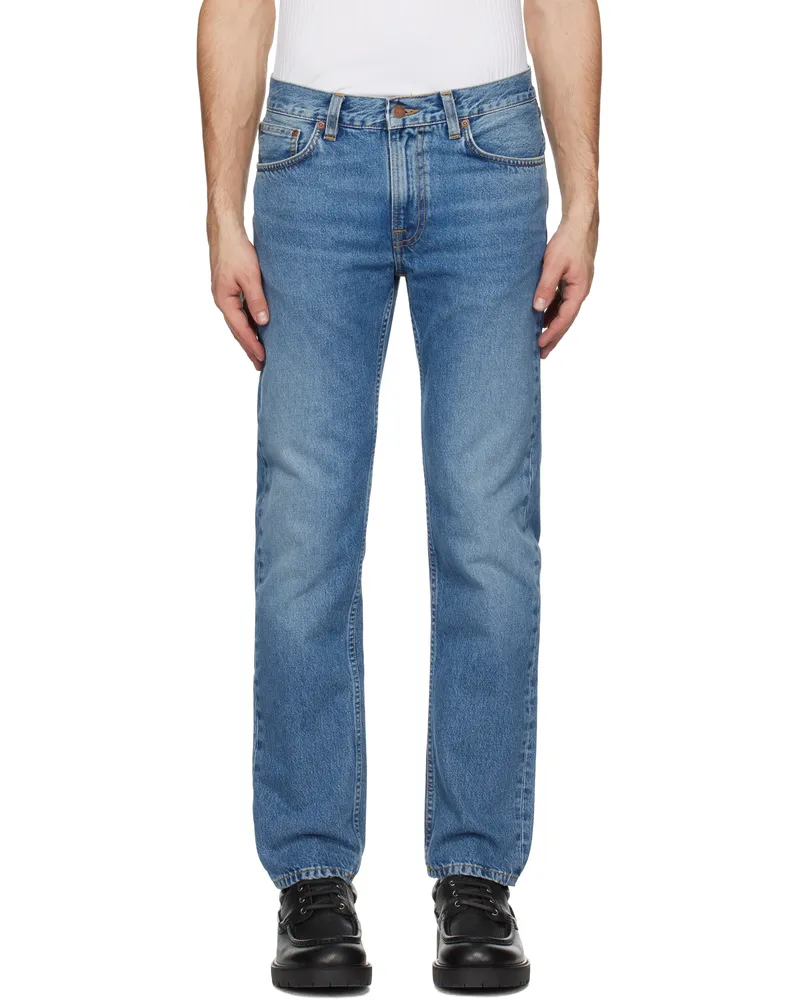 Nudie Jeans Blue Gritty Jackson Jeans Day