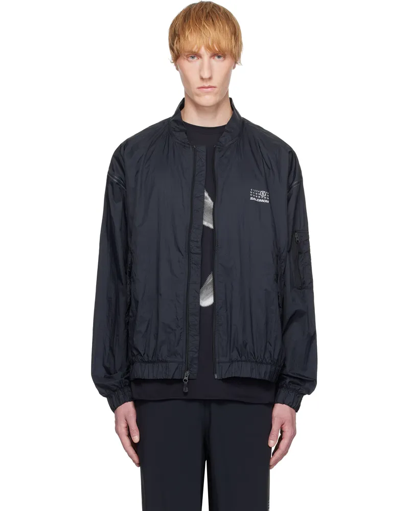 Maison Margiela Black Salomon Edition Sports Bomber Jacket 900