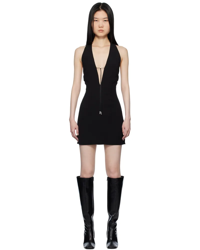 16ARLINGTON Black Alba Minidress Nero