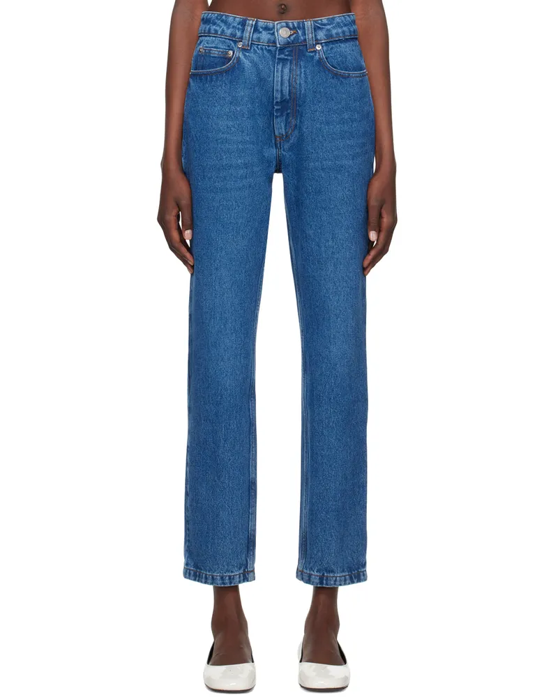 AMI Paris Blue Classic Fit Jeans Used