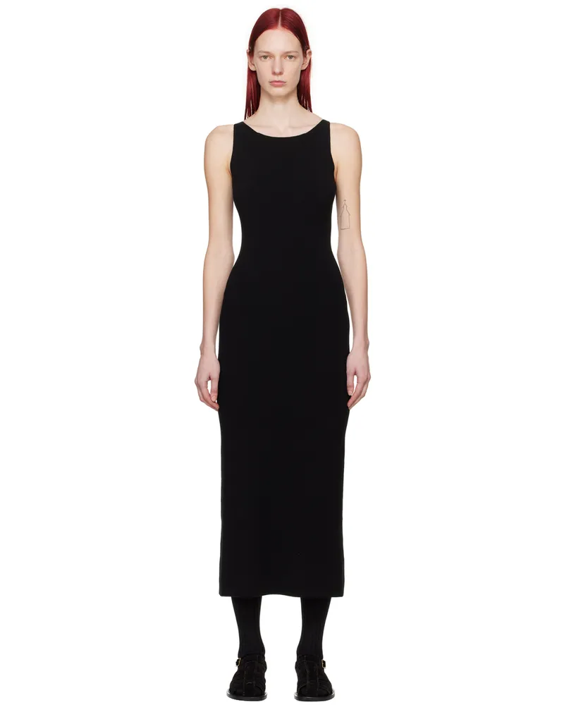 The Row Black Florio Maxi Dress Black