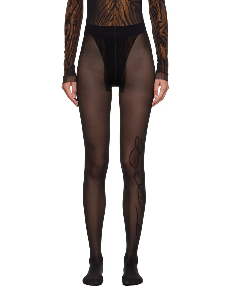 Jean Paul Gaultier Black 'The Jean Paul Gaultier' Tights 00