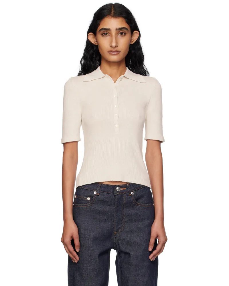 A.P.C. Beige Joelle Polo Paa