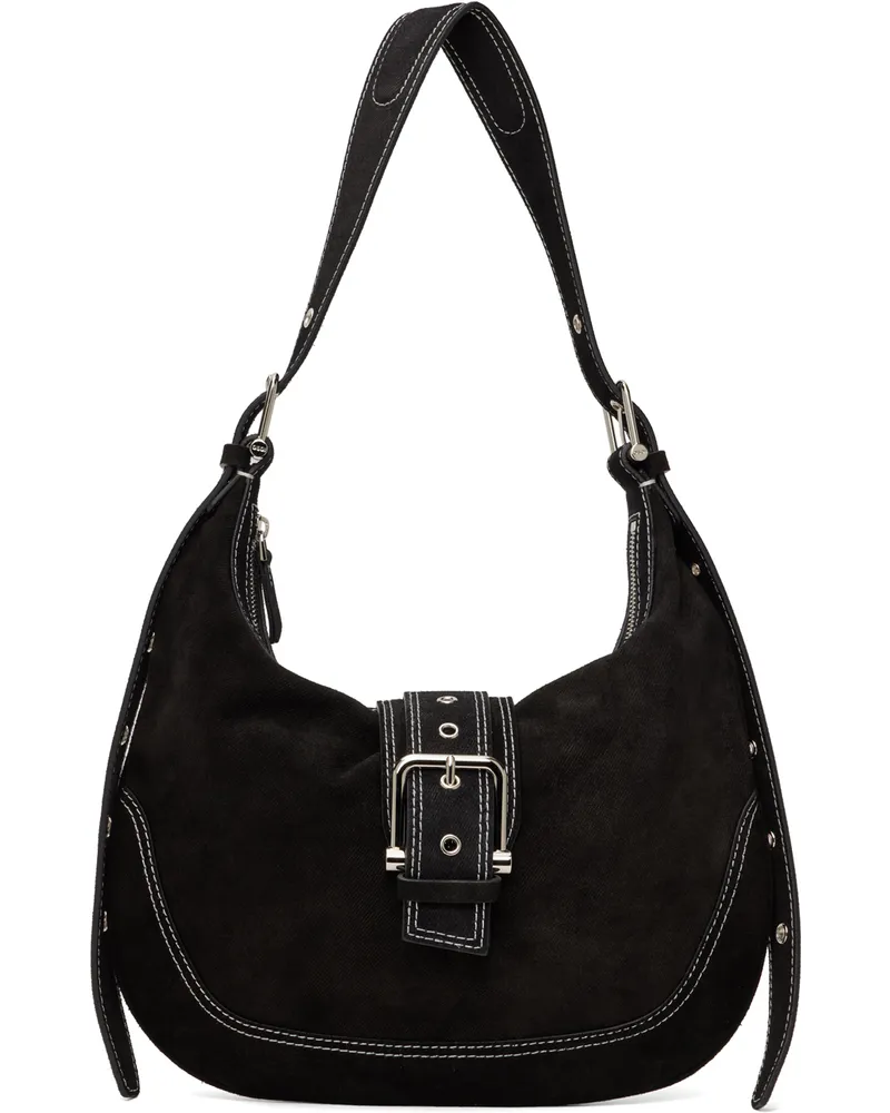 OSOI Black Mid Brocle Bag Denim