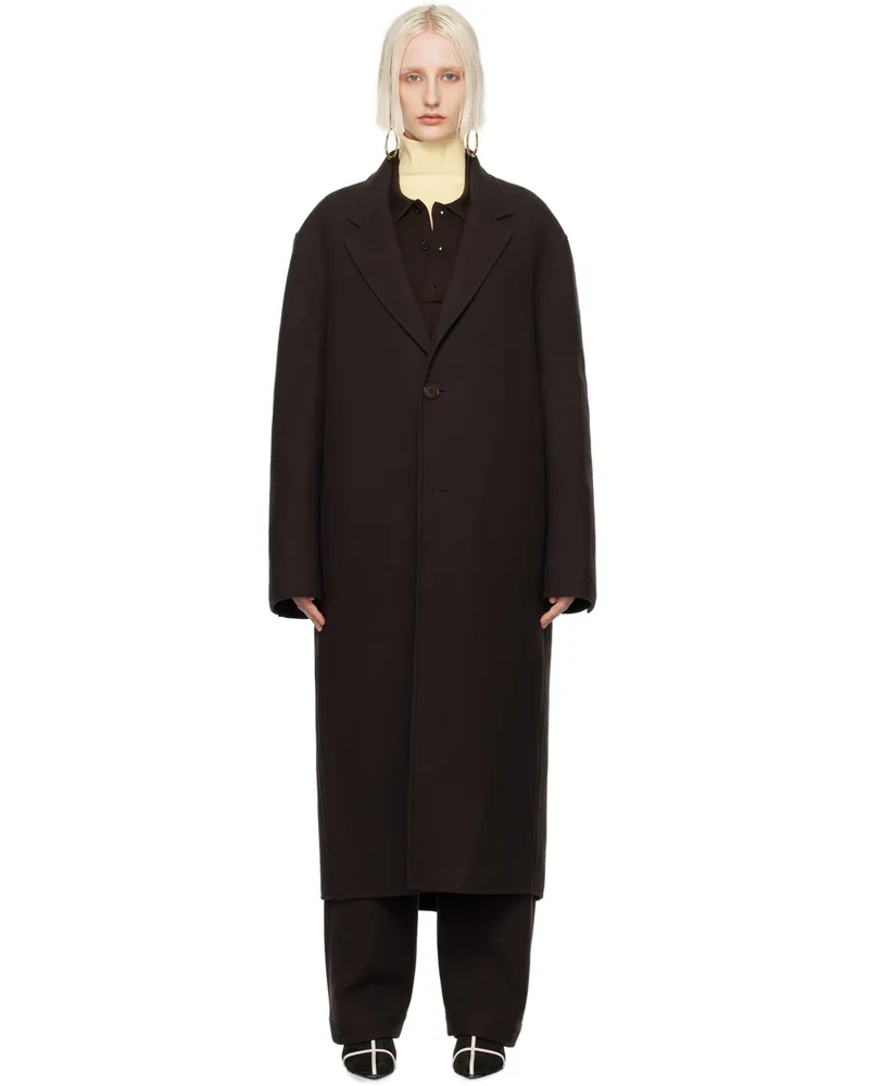 Meta Campania Collective Brown Hugo Coat Dark