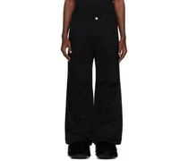Black Layered Cargo Pants