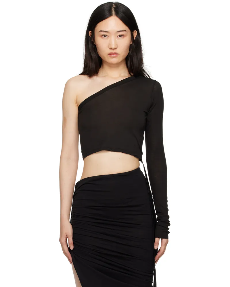 DRKSHDW by Rick Owens Black Porterville Ziggy T-shirt 09