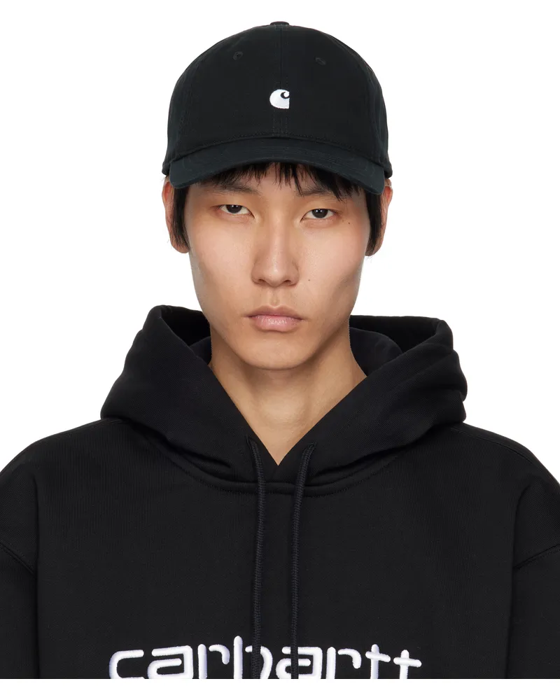 Carhartt WIP Black Madison Logo Cap 0d2xx