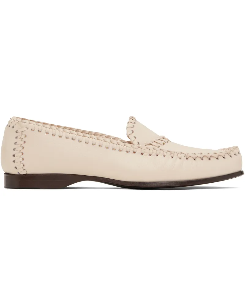 HEREU Off-White Sastre Loafers Cream