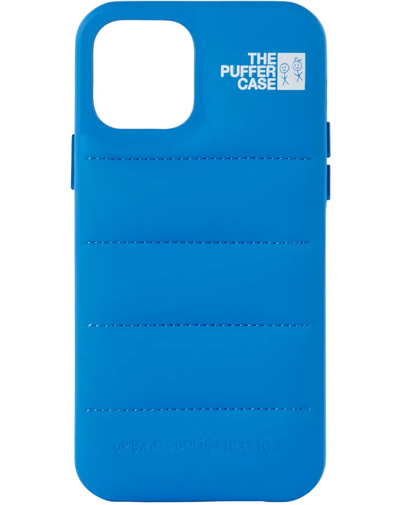 Urban Sophistication Blue 'The Puffer' iPhone 12/12 Pro Case Cerulean