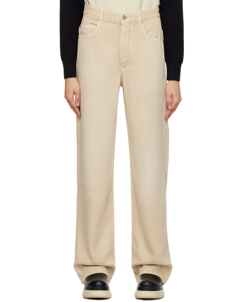 Étoile Isabel Marant Beige Bymara Jeans 23ec