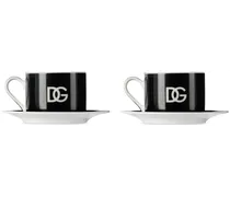 Black & White DG Logo Teacup Set