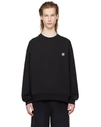 SOLID HOMME Black Embroidered Sweatshirt 746b