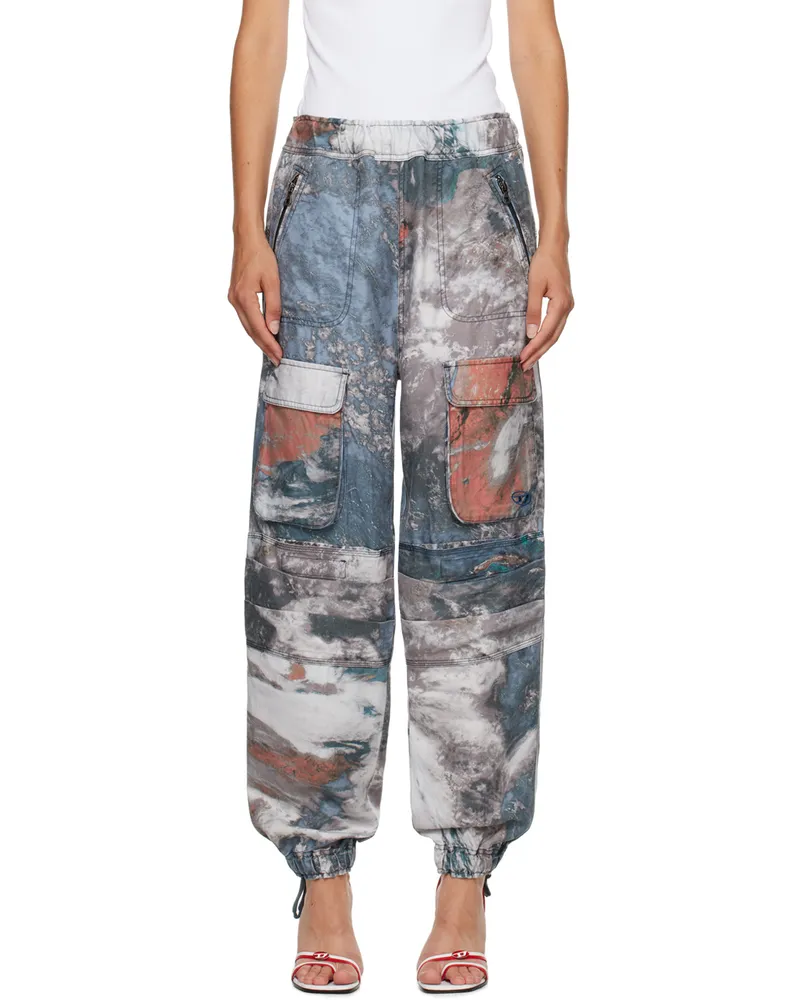 Diesel Blue P-Mirt-CMF Trousers 8cla
