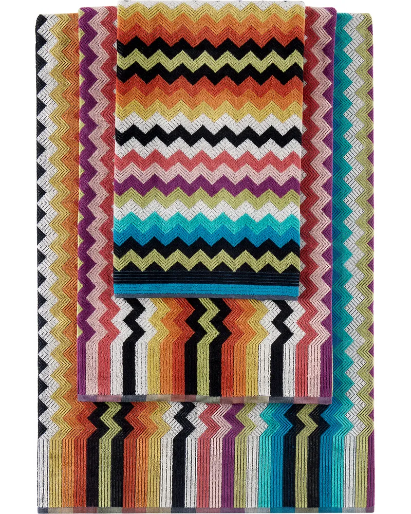 Multicolor Buster Five-Piece Towel Set