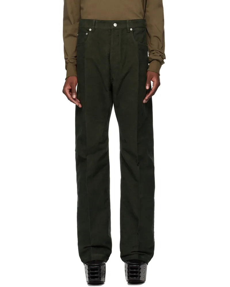 Rick Owens Green Porterville Geth Jeans 75