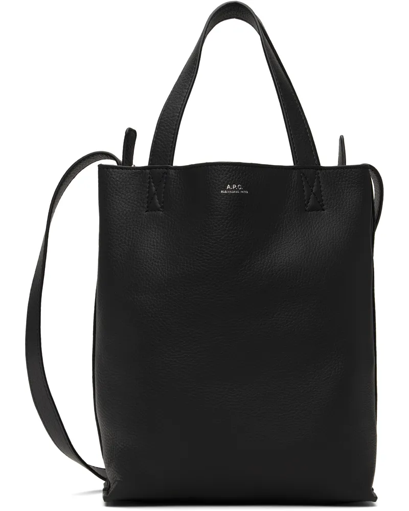 A.P.C. Black Maiko Small Shopping Tote Lzz