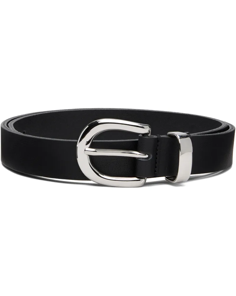 Sunflower Black Simple 2.5cm Belt Black