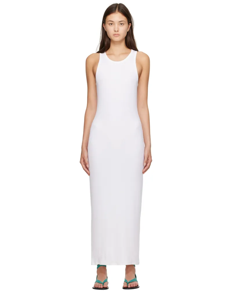The Row White Tikea Maxi Dress Optic