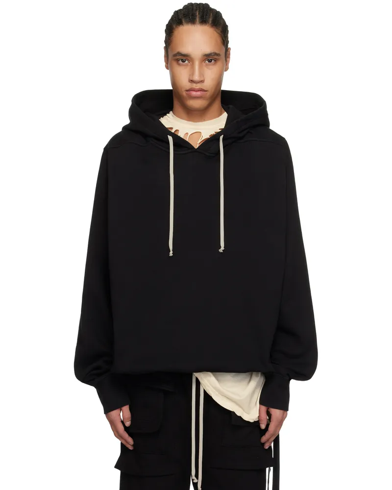 DRKSHDW by Rick Owens Black Hollywood Oversized Hoodie 09