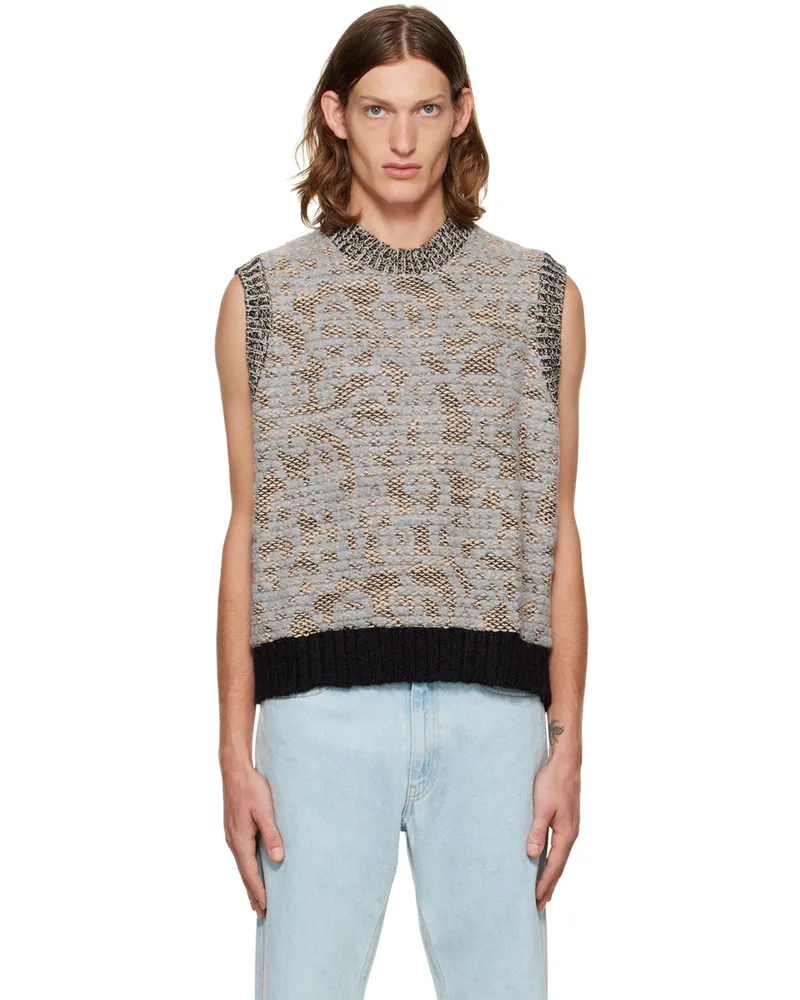 Andersson Bell Beige Patterned Vest Beige