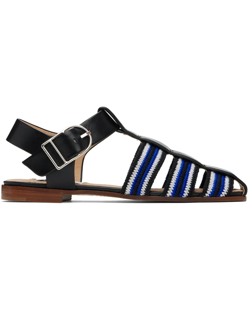 Gabriela Hearst Black & Blue Calla Sandals Bis
