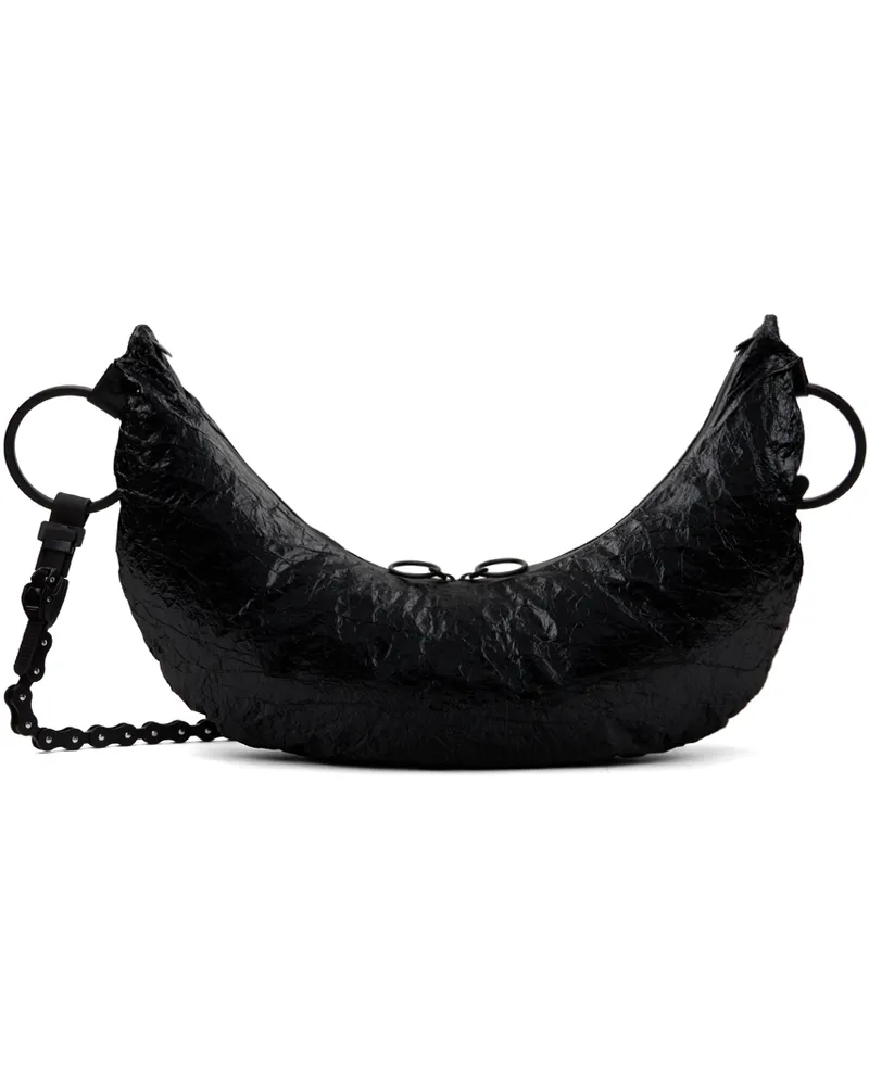 Junya Watanabe Black Inneraum Edition Big Half Moon Shoulder Bag 1