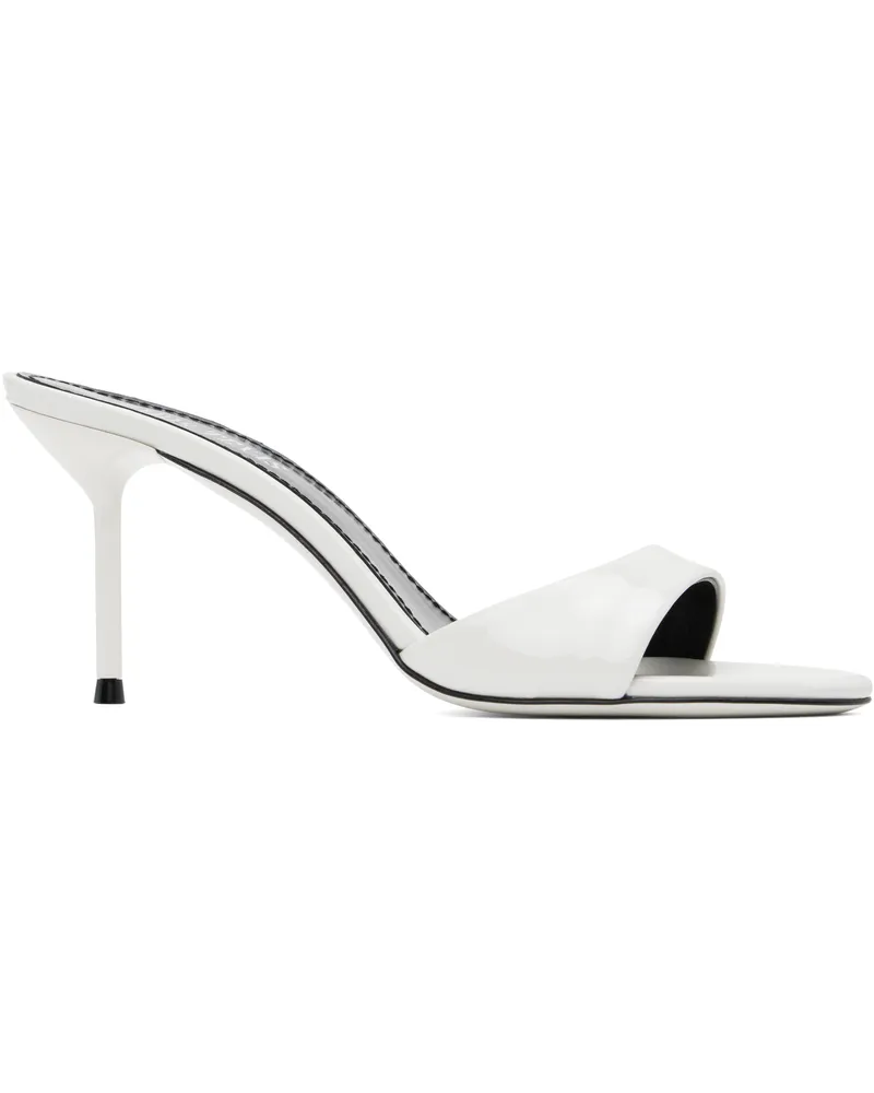 Paris Texas White Lidia 70 Mules White