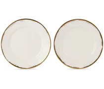 Gold Eclipse Plain Plate Set