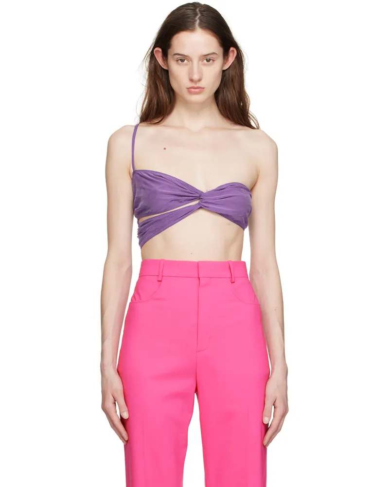 Jacquemus Purple 'Le Bandeau Espelho' Tank Top 650