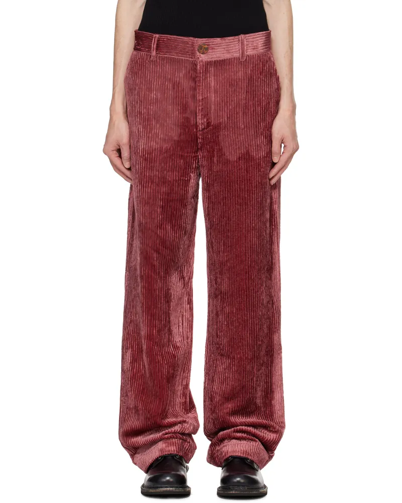 Séfr Burgundy Eli Trousers Irregular