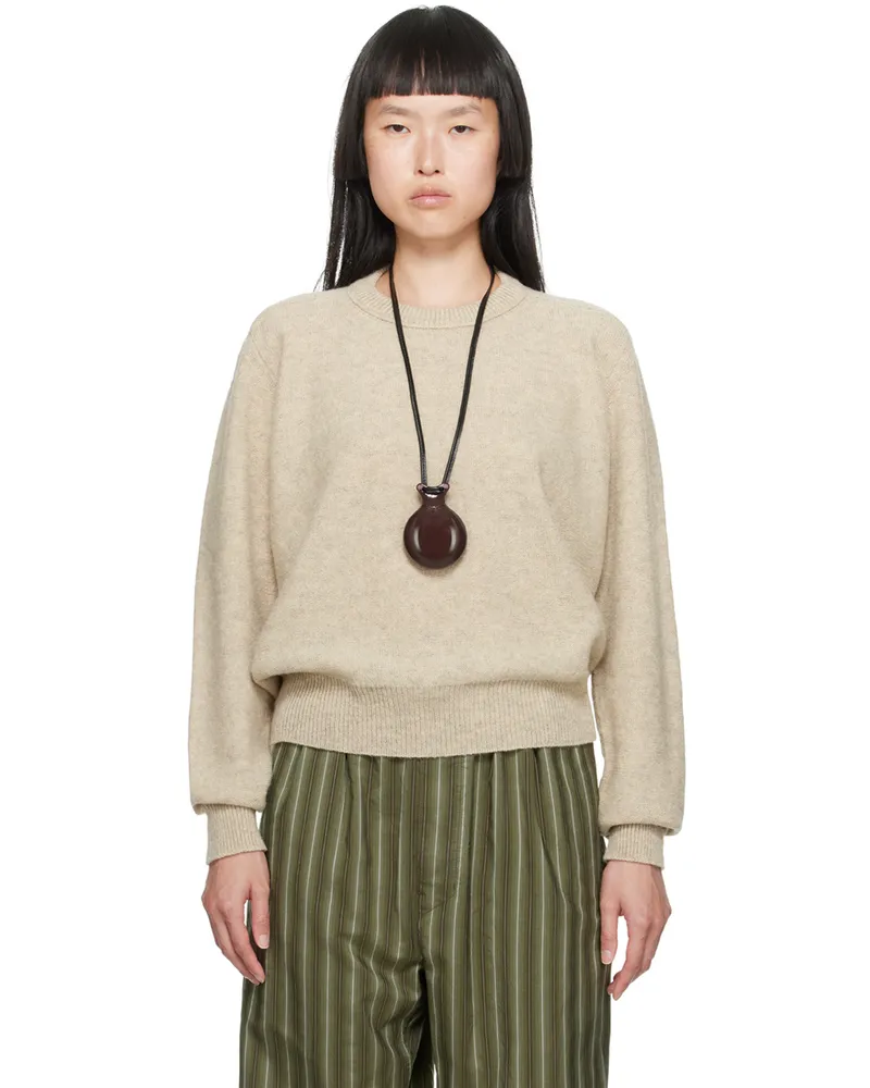 Christophe Lemaire Off-White Tilted Sweater Wh001
