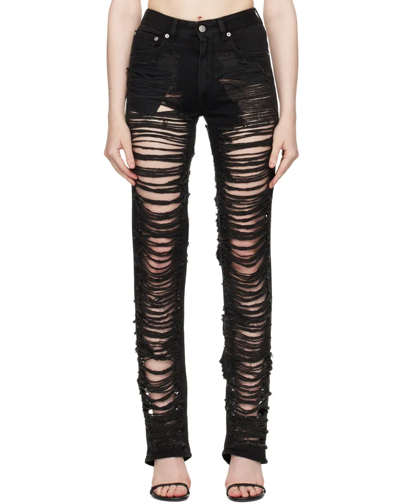 Maison Margiela Black 5 Pockets Jeans 964