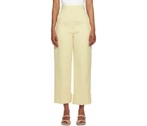 Yellow Roll-Up Trousers