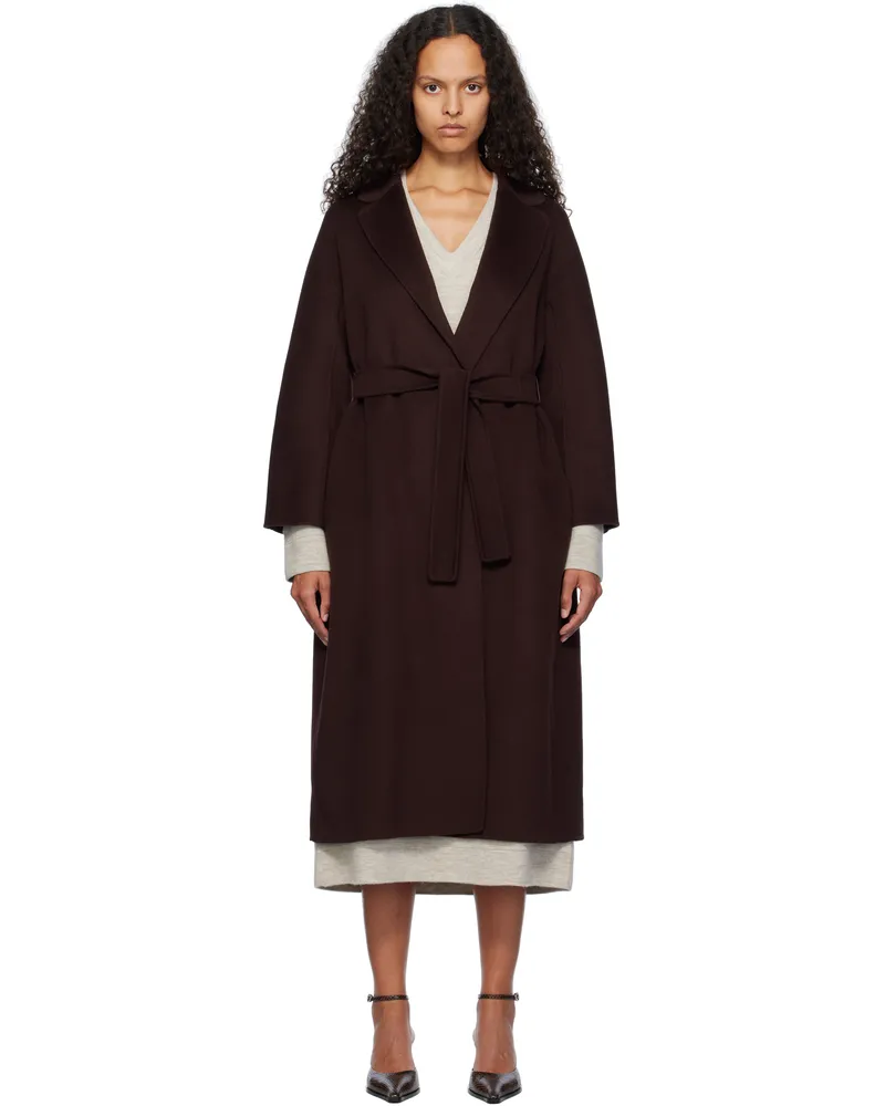 Max Mara Burgundy Esturia Coat 043