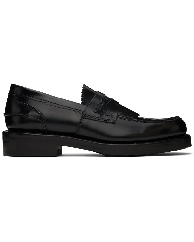 Our Legacy Black Leather Loafers Black