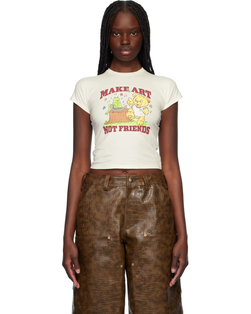 AMBUSH White 'Make Art' Baby T-shirt 10
