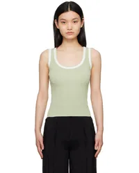 Elleme Green Scoop Neck Tank Top Sage