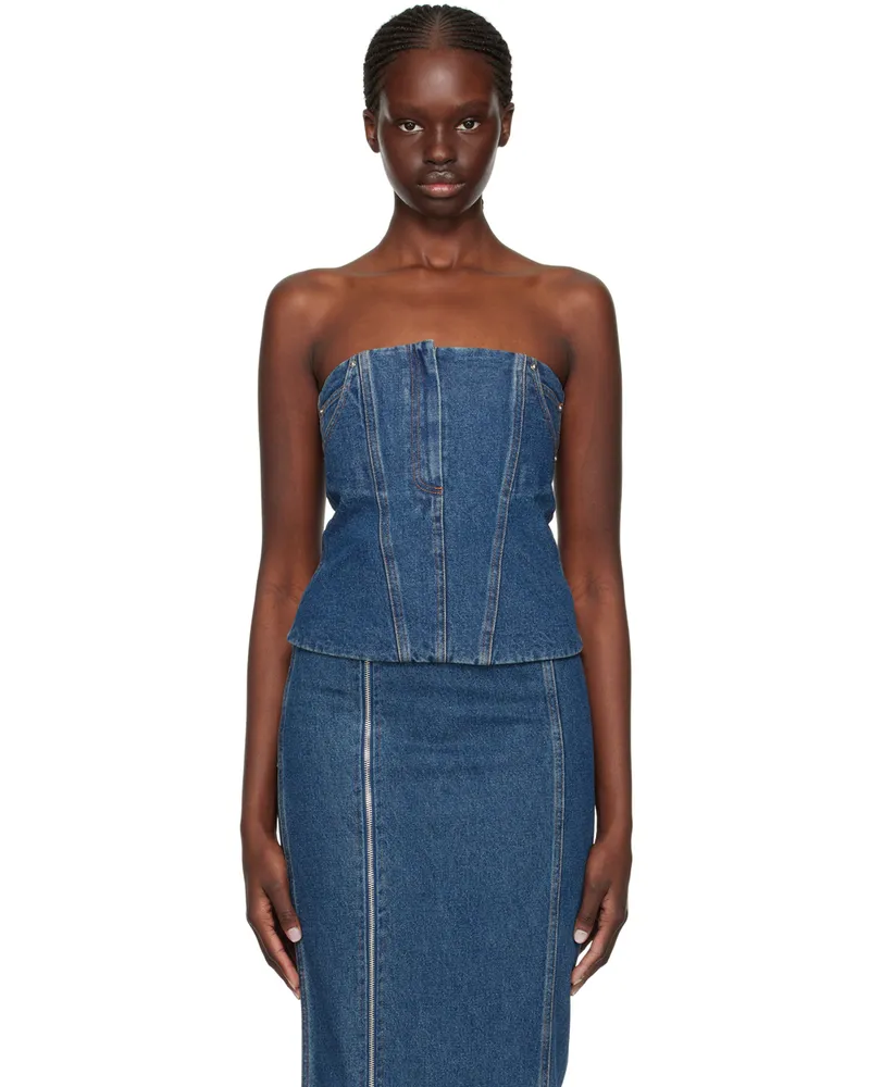 Paris Georgia Indigo Jo Tank Top Indigo