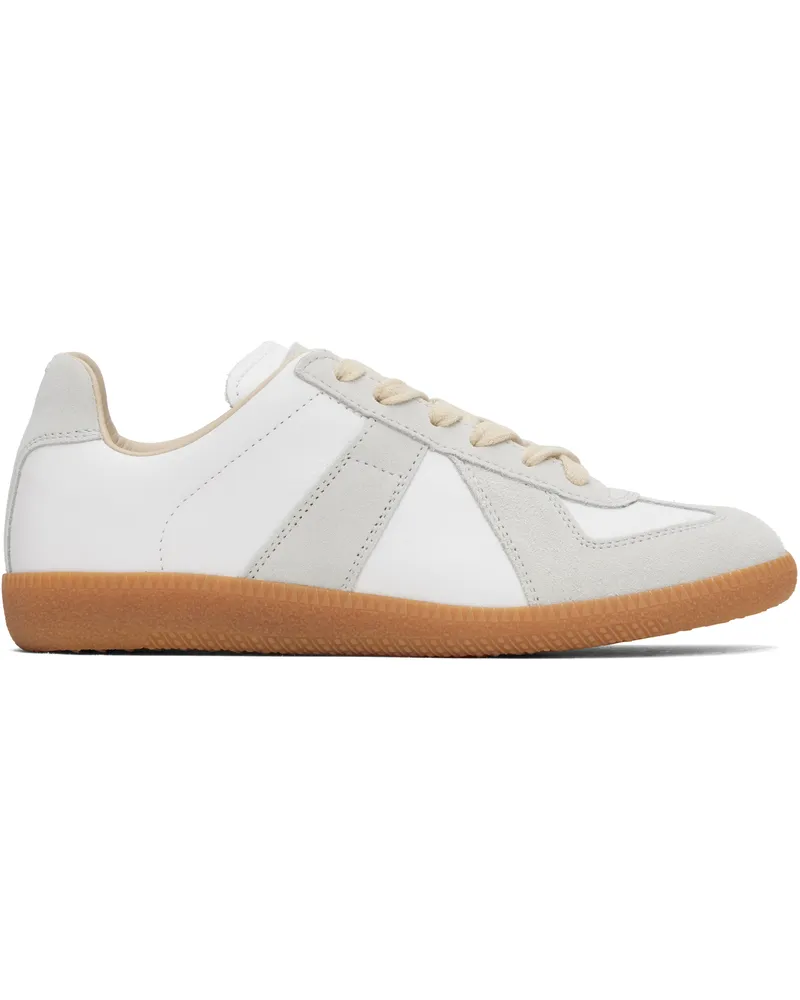 Maison Margiela White & Gray Replica Sneakers T1016