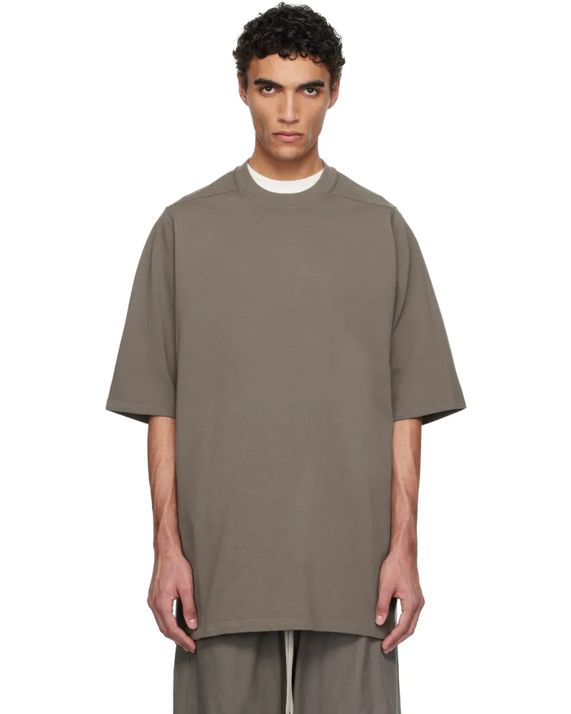 Rick Owens Gray Hollywood Jumbo SS T-shirt 34