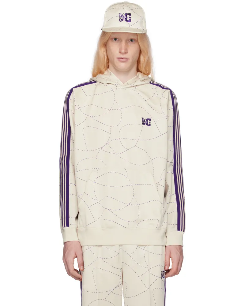 NEEDLES Off-White DC Shoes Edition Hoodie A-ivory