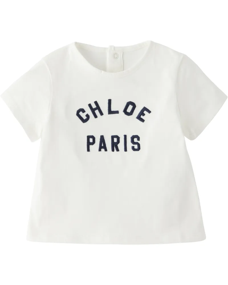 Chloé Baby Off-White Logo T-shirt 117