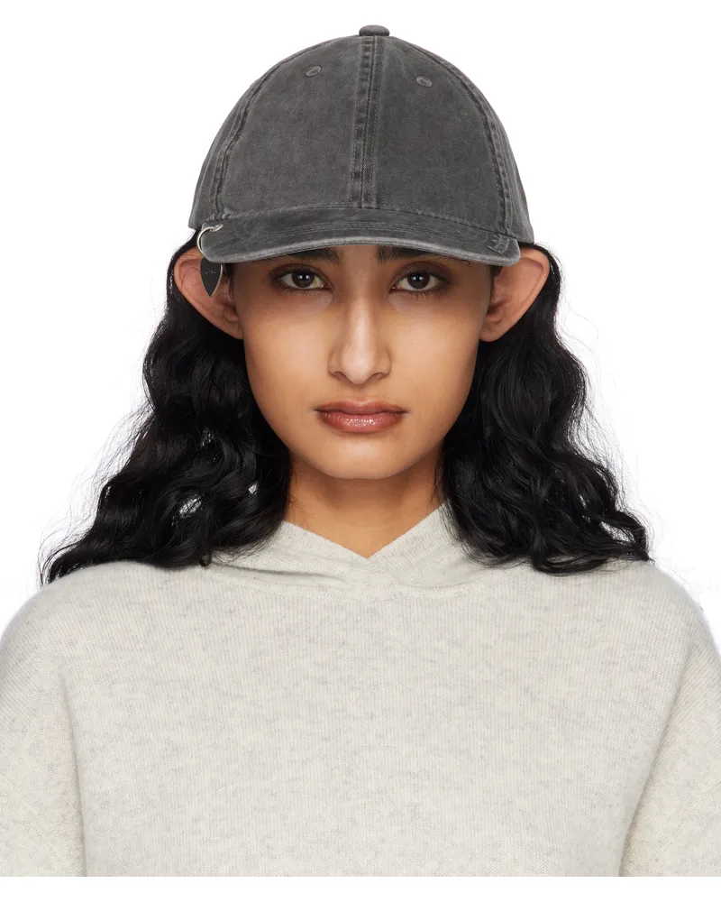Acne Studios Black Twill Pendant Cap Bm0